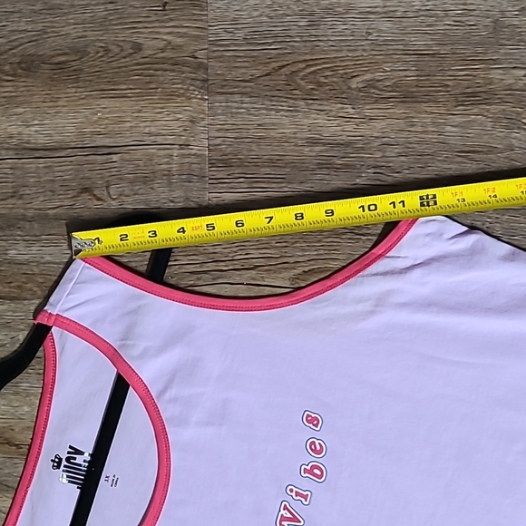 JUICY BY JUICY COUTURE WOMEN'S PLUS SIZE TOP SIZE 3X "JUICY VIBES" PINK/… - Picture 8 of 9